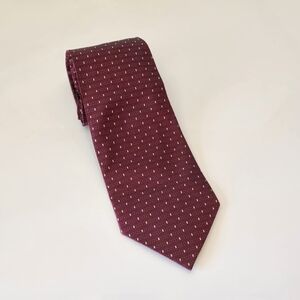 VERSA Milan New York Elegant Burgundy Men's Tie